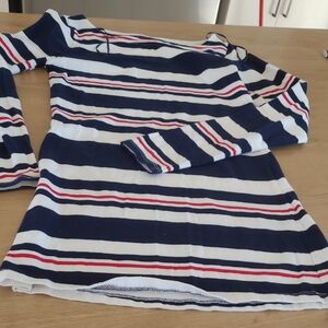 Striped Long Sleeve Dress By Twik Simons